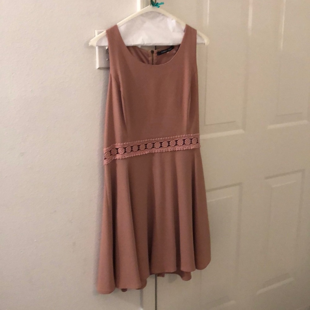 Dusty rose pink dress